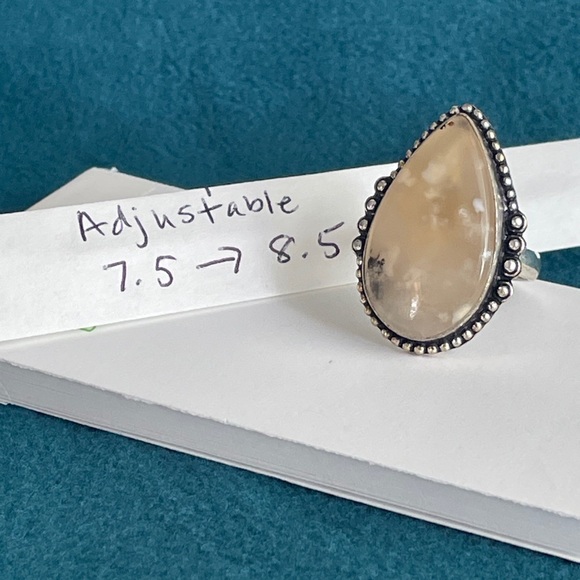 9 Gemstone Ring Bundle, Size 6 to 9 - SOLD - Picture 10 of 16